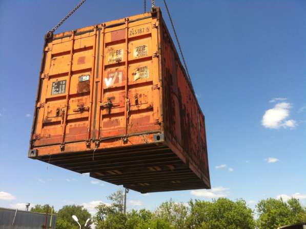 Морской контейнер 20 4 запора для перевозок цена актуальна в Москве
