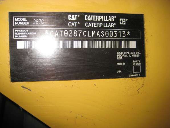 Продам Погрузчик Caterpillar 287C XPS- 2007 года в фото 3