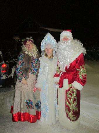 Дед Мороз и Снегурочка в Кольчугине
