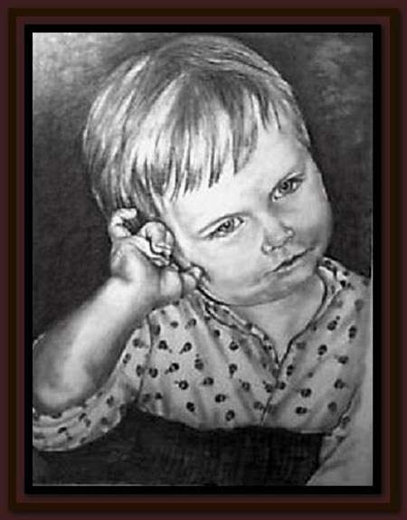 Детские портреты с фото карандашом заказать в фото 5