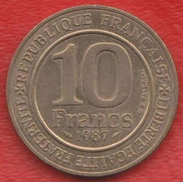 Франция 10 франков 1987 г. 1000 лет Капетингов в Орле