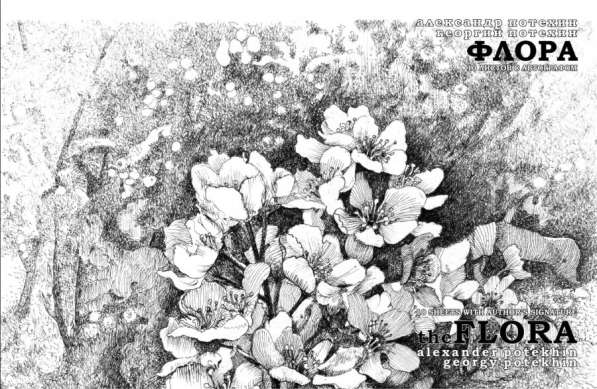 Картины графикой "Флора"