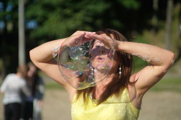 Шоу мыльных пузырей в Смоленске фото 8