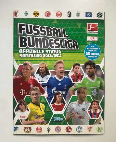 Panini / TOPPS Собранный Альбом Бундеслига 2012-2013