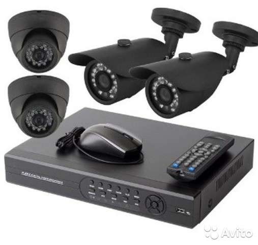 Установка охранных систем видеонаблюдения