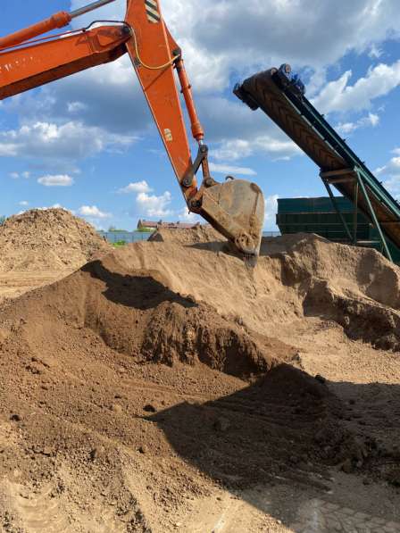 Песок щебень чернозёма в Истре фото 3