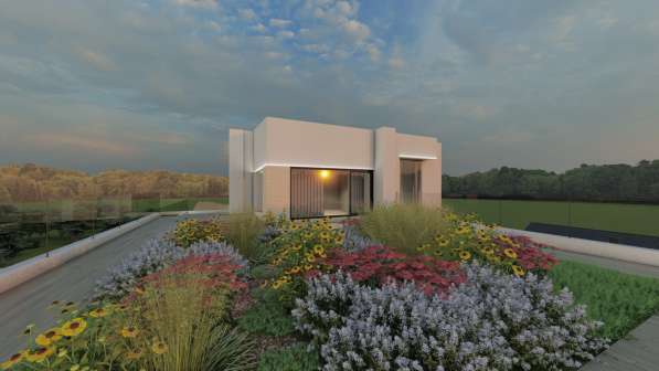 3D визуализация экстерьера, дома, благоустройства в Перми