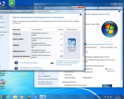 установлю "Windows 7" ноутбук, антивирус