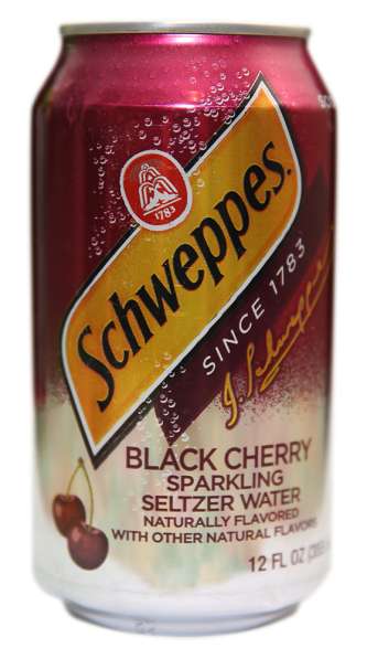 Schweppes Black Cherry(Швэпс Блэк Черри)в жестяной банке,США