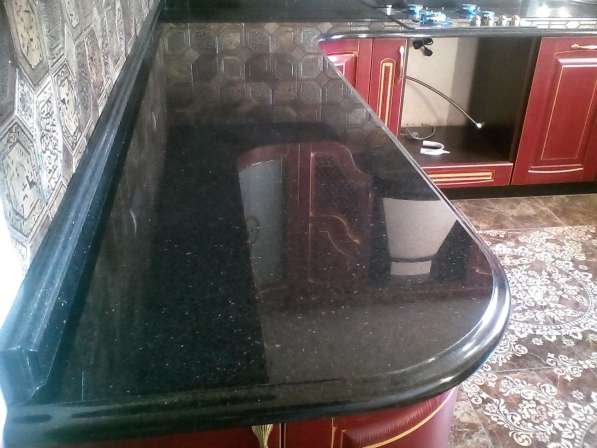 Столешницы для кухонь из натурального камня мрамор гранит в Орехово-Зуево фото 12