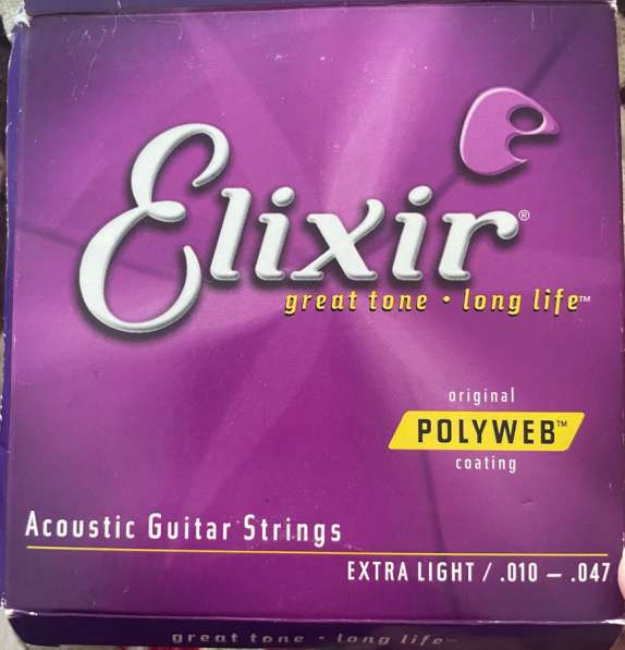 Струны Elixir USA на акустику 1 упаковка в 