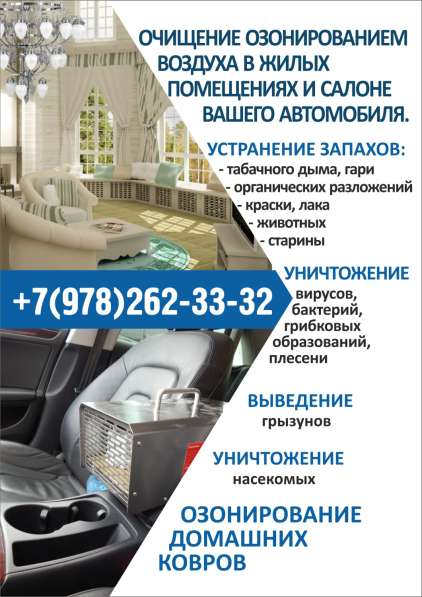 Обработка жилых помещений и авто в Феодосии фото 6