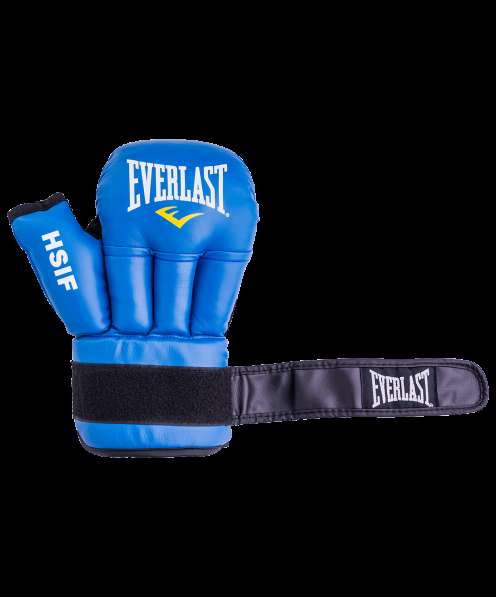 Перчатки для рукопашного боя HSIF RF3210, 10oz, к/з, синий в Сочи фото 4