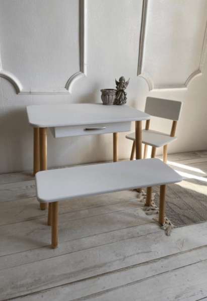 Деревянный стол и стул, комплект мебели в Краснодаре фото 6