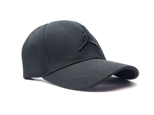 Бейсболка кепка Jordan flexible (черный/черный) в Москве фото 4
