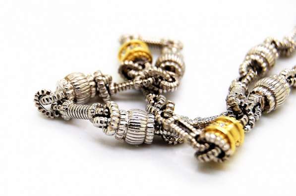 Ожерелье Judith Ripka с бриллиантами. Серебро и золото 18k в Москве фото 14