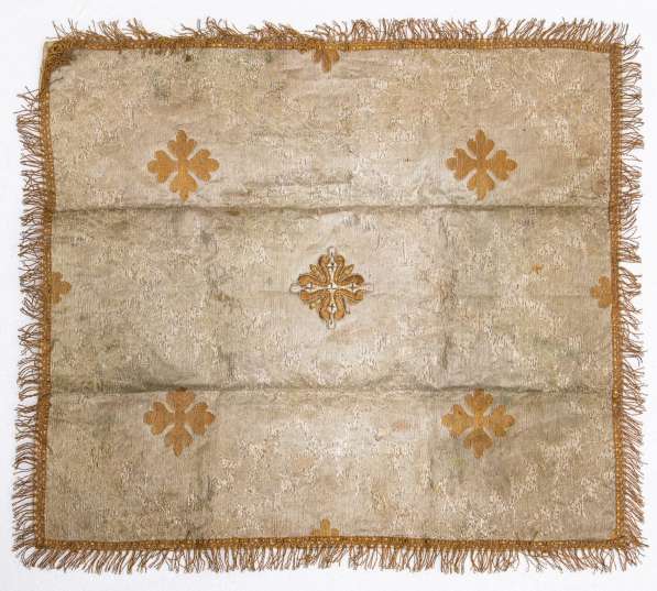 Старинный евхаристический воздух шитый серебром и золотом