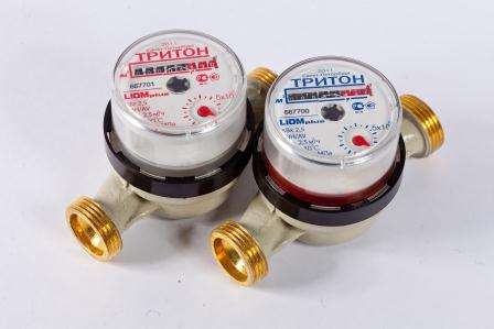 Счетчики воды "Тритон" Ду 15, Ду 20 от производителя