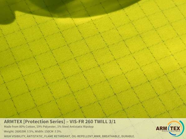 ARMTEX [Protection Series] – VIS-FR 260 Саржа 3/1 в 