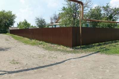 Забор из профнастила в Ульяновске фото 6