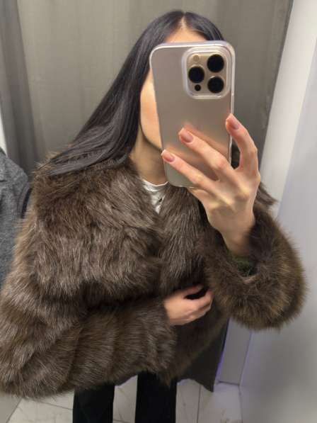 Шуба эко коричневая в Пензе