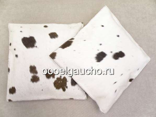 Декоративные подушки из шкур коров, лисы и чернобурки в Москве фото 14