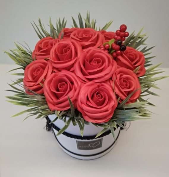 Букет из мыльных роз в Выборге фото 13