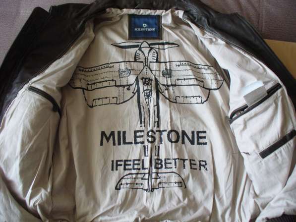 Кожаная куртка-пилот Milestone в Москве фото 8