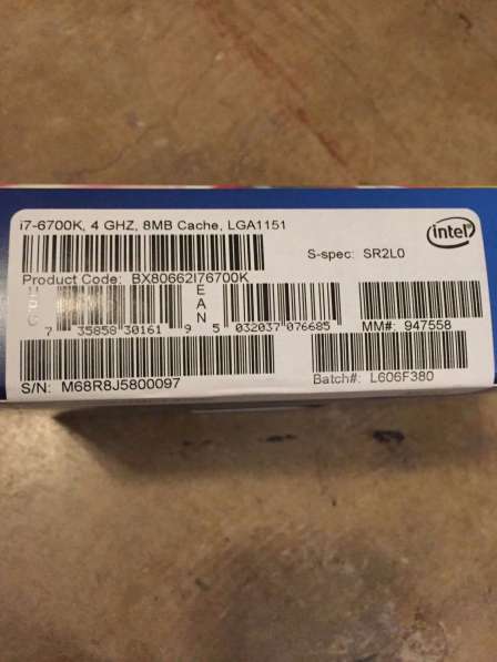 Intel Core i7-6700K LGA1151 BOX в Москве фото 4