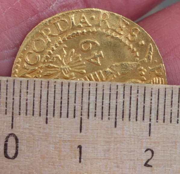Золотая монета голландский червонец 1649 года в Ставрополе фото 3