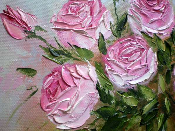 Картина маслом "Розовые розы." в Ростове-на-Дону