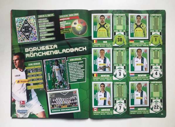 Panini / TOPPS Полный Альбом Бундеслига 2009-2010 в Москве фото 4