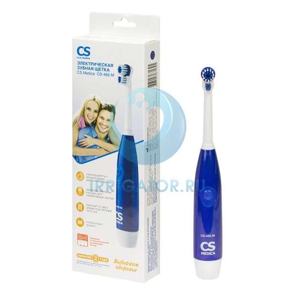 Электрическая зубная щетка CS Medica CS 465 M, синяя