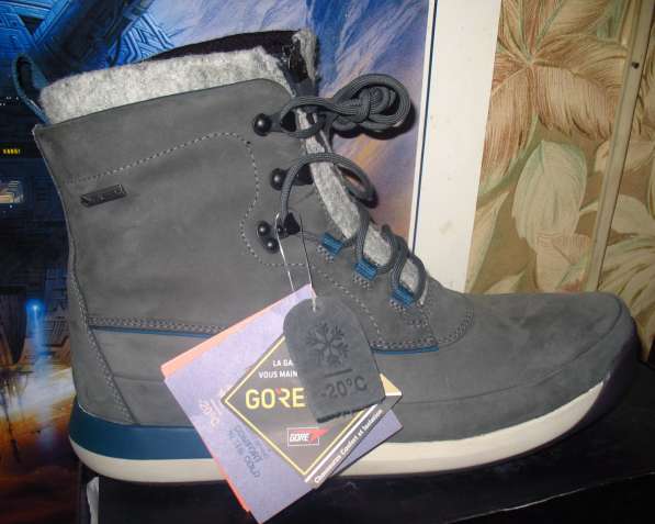 Clarks Johto Rise Gore -Tex зимние мужские ботинки в Новосибирске фото 3