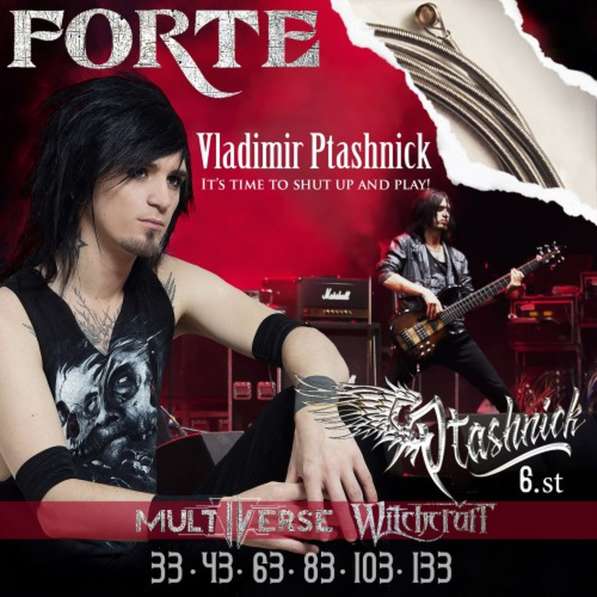 Басовые струны Forte Bass Ptashnick 33-133