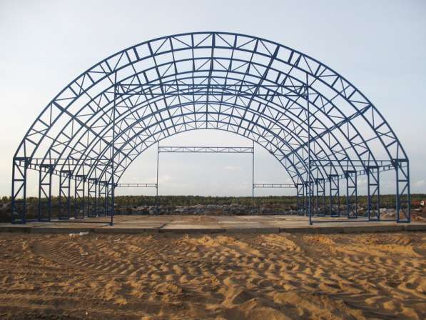 Строительство ангаров в Домодедове