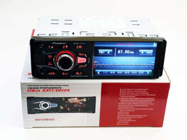 Автомагнитола Pioneer 4031 ISO - экран 4,1'', DIVX, MP3 в фото 5