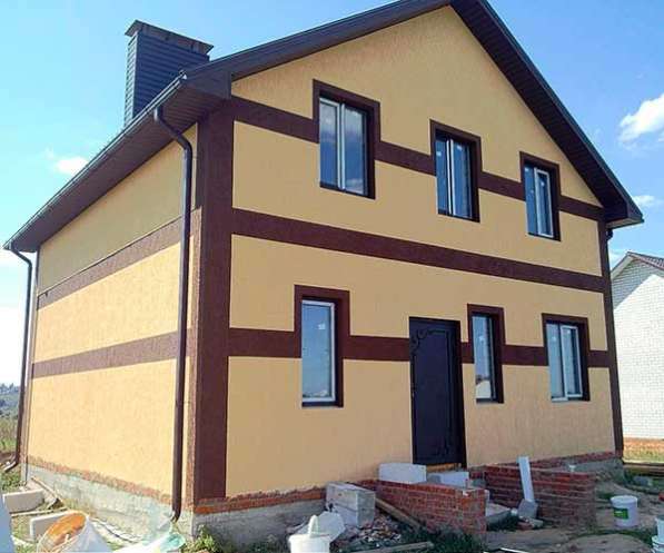 Монтаж мокрого фасада