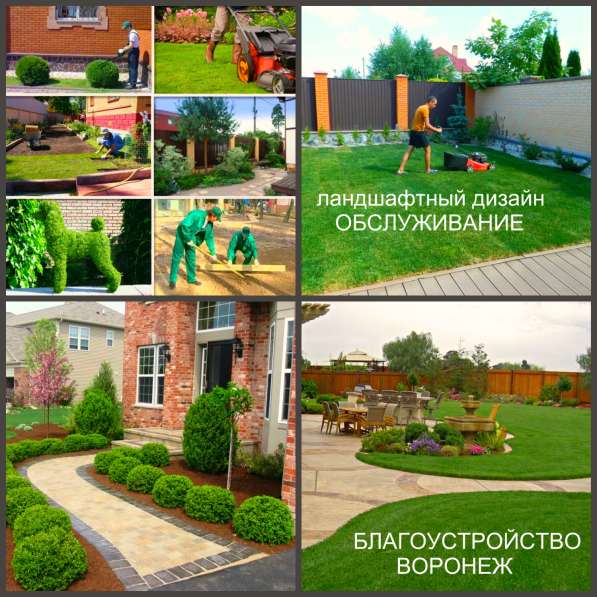 Ландшафтный дизайн Воронеж, озеленение в Воронеже в Воронеже