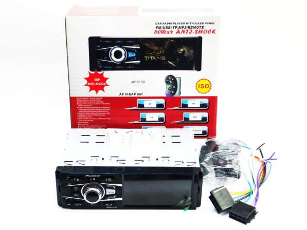 Автомагнитола Pioneer 4033 ISO - экран 4,1'', DIVX, MP3 в фото 6