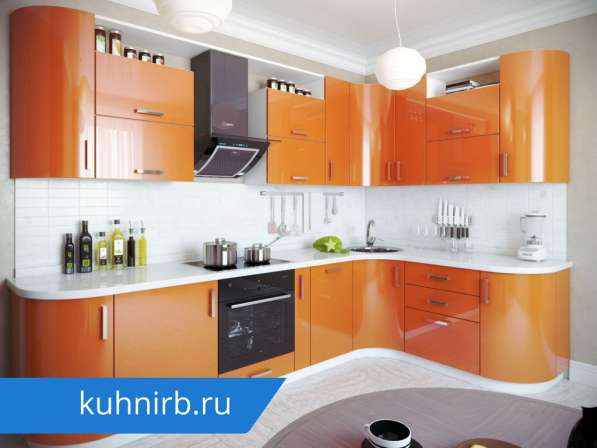 Кухня с фасадами из эмали в Подольске фото 8