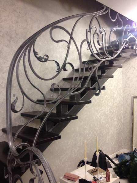Кованые перила в Москве фото 9