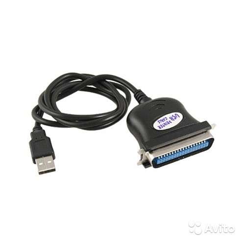 Переходник LPT - USB для принтера. новый