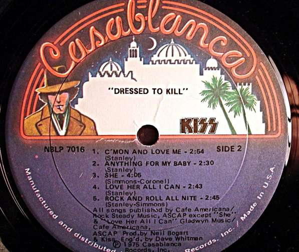 Пластинка виниловая Kiss ‎- Dressed To Kill (US) в Санкт-Петербурге