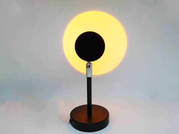 Лампа LED для селфи еффект солнца RGB + пульт (F-20) 23см в 