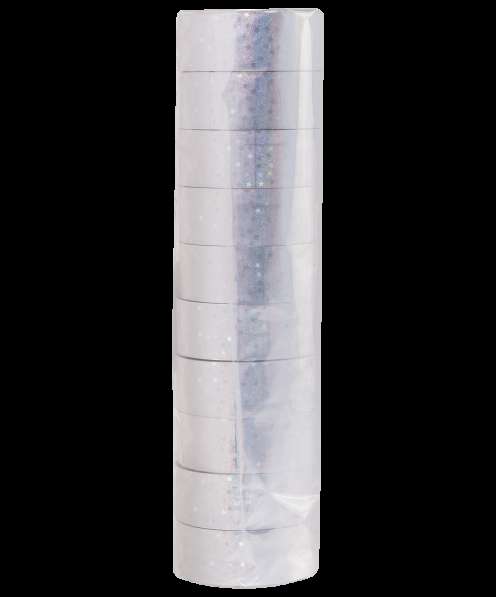 Скотч-лента для художественной гимнастики AGS-301 20 мм*15 м, серебряный в Сочи
