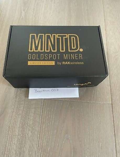 Limited Edition RAK MNTD Helium HNT Gold Hotspot 8GB Miner