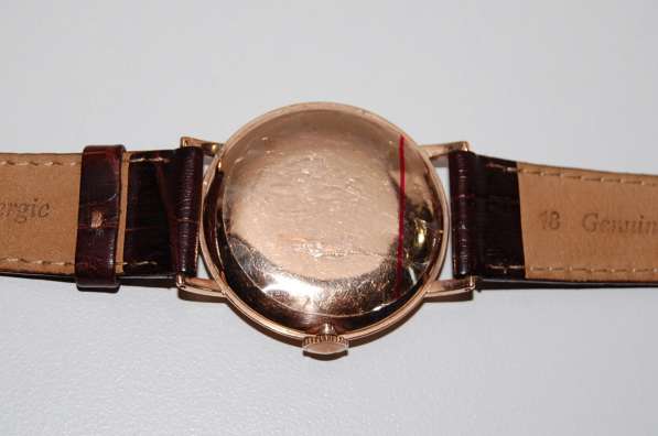 Мужские винтажные золотые 14k часы Rolex Chronometr в Москве фото 3