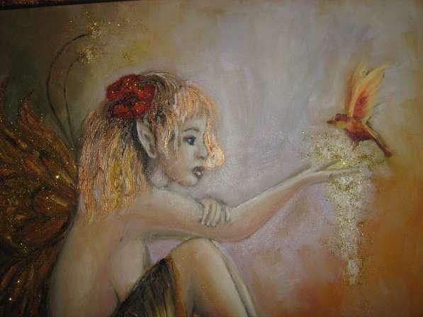 Интерьерная картина Лесная фея (живопись масло) в Москве