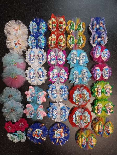 Зимние бантики для девочек в Москве